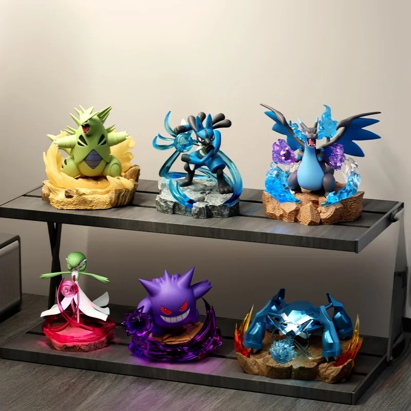 Pokemon Anime Figure Mega Charizard X Metagross Gardevoir Lucario Luminous