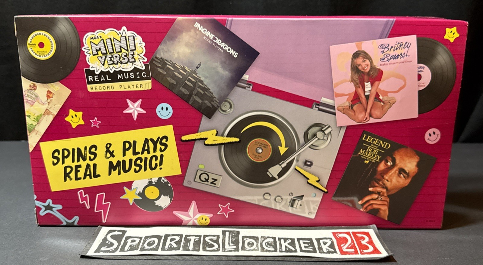 MGA’s Miniverse Real Vinyl Music Record Player – Plays Playable Music – IN HAND