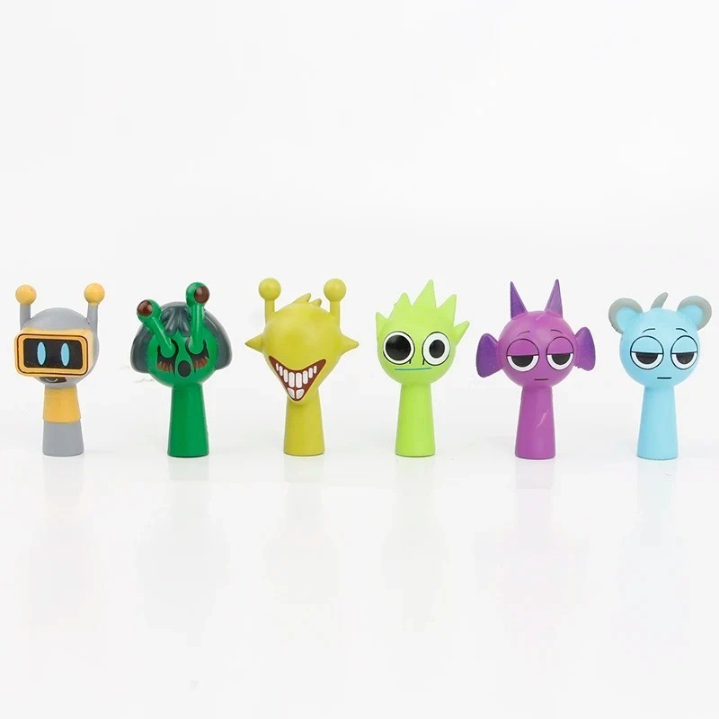 24pcs set Sprunki Model Toy Game Action Figures Toy Birthday Gift