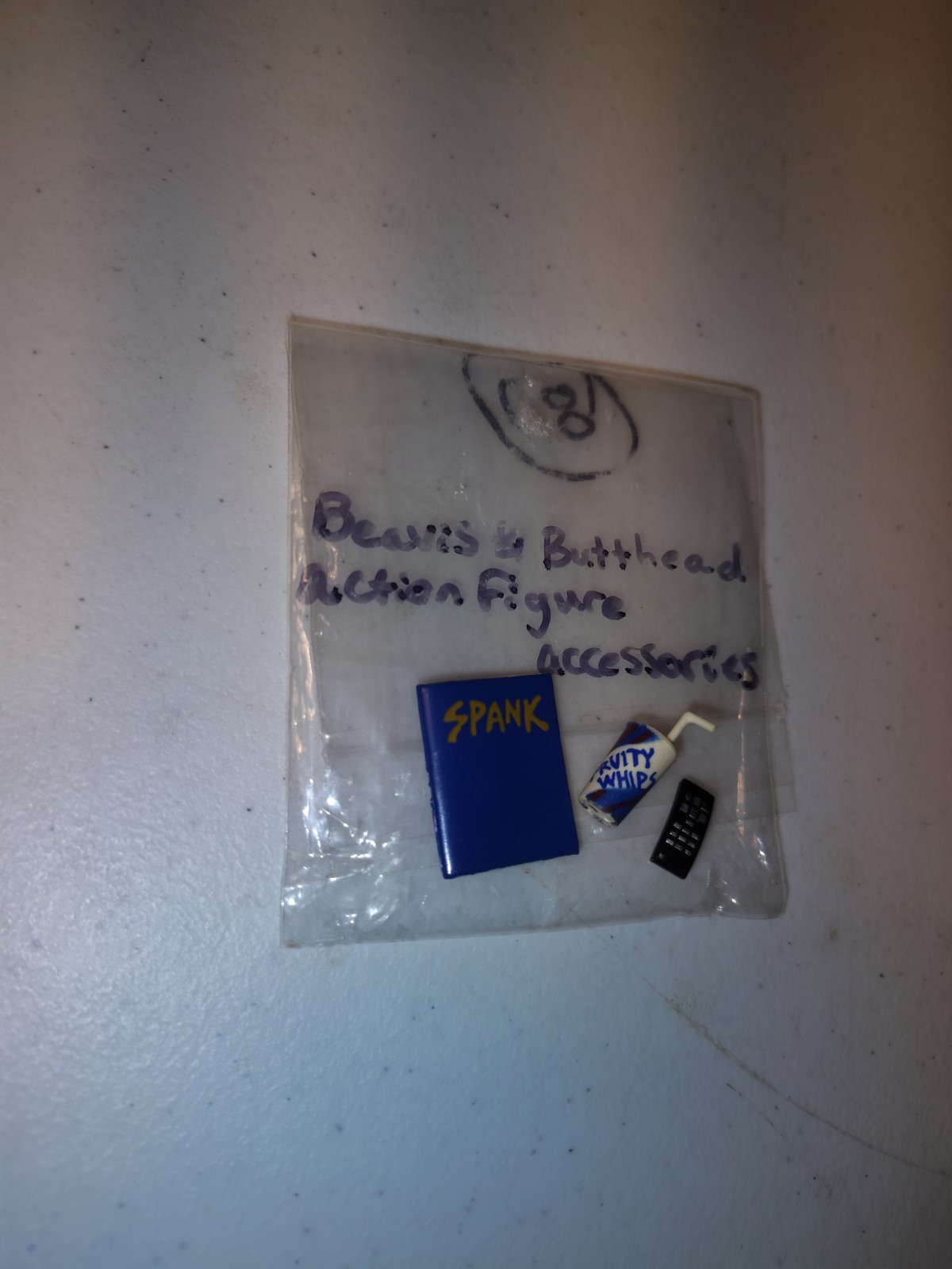 Beavis And Butthead Action Figure Accessories Vintage 1990s Controller Drink Mag
