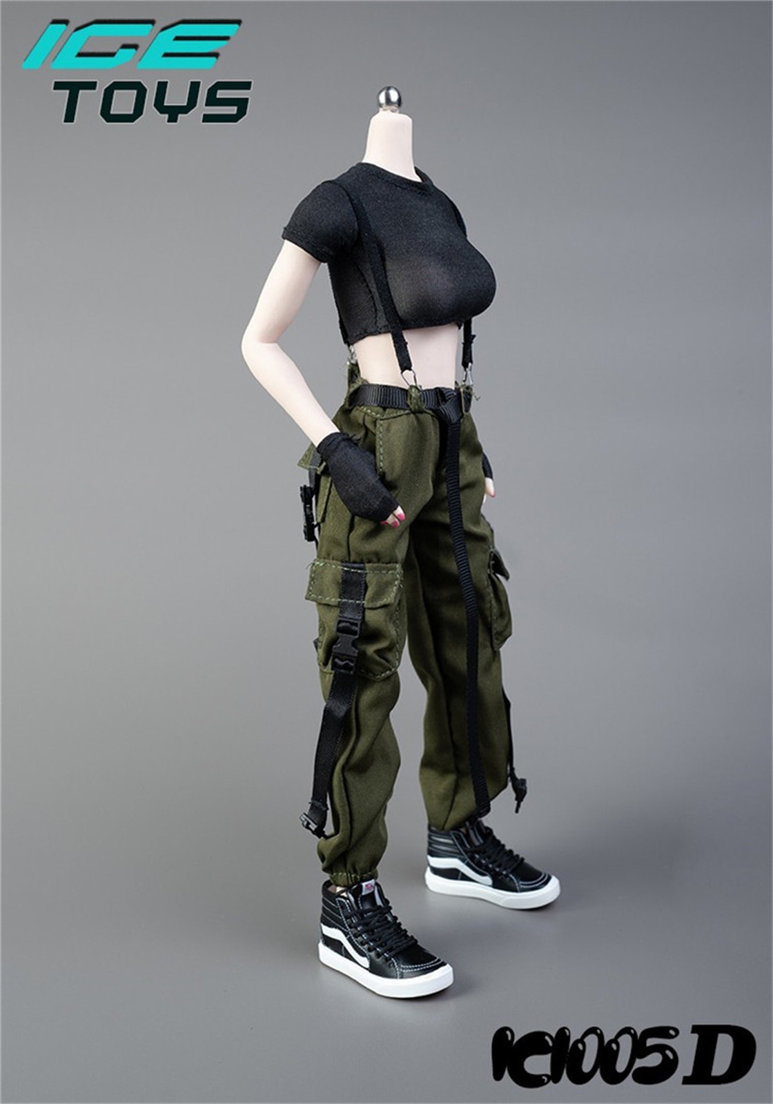 ICE TOYS IC1005 1/6 Vest & Cargo Pants Clothing Model Fit 12in Body Figures