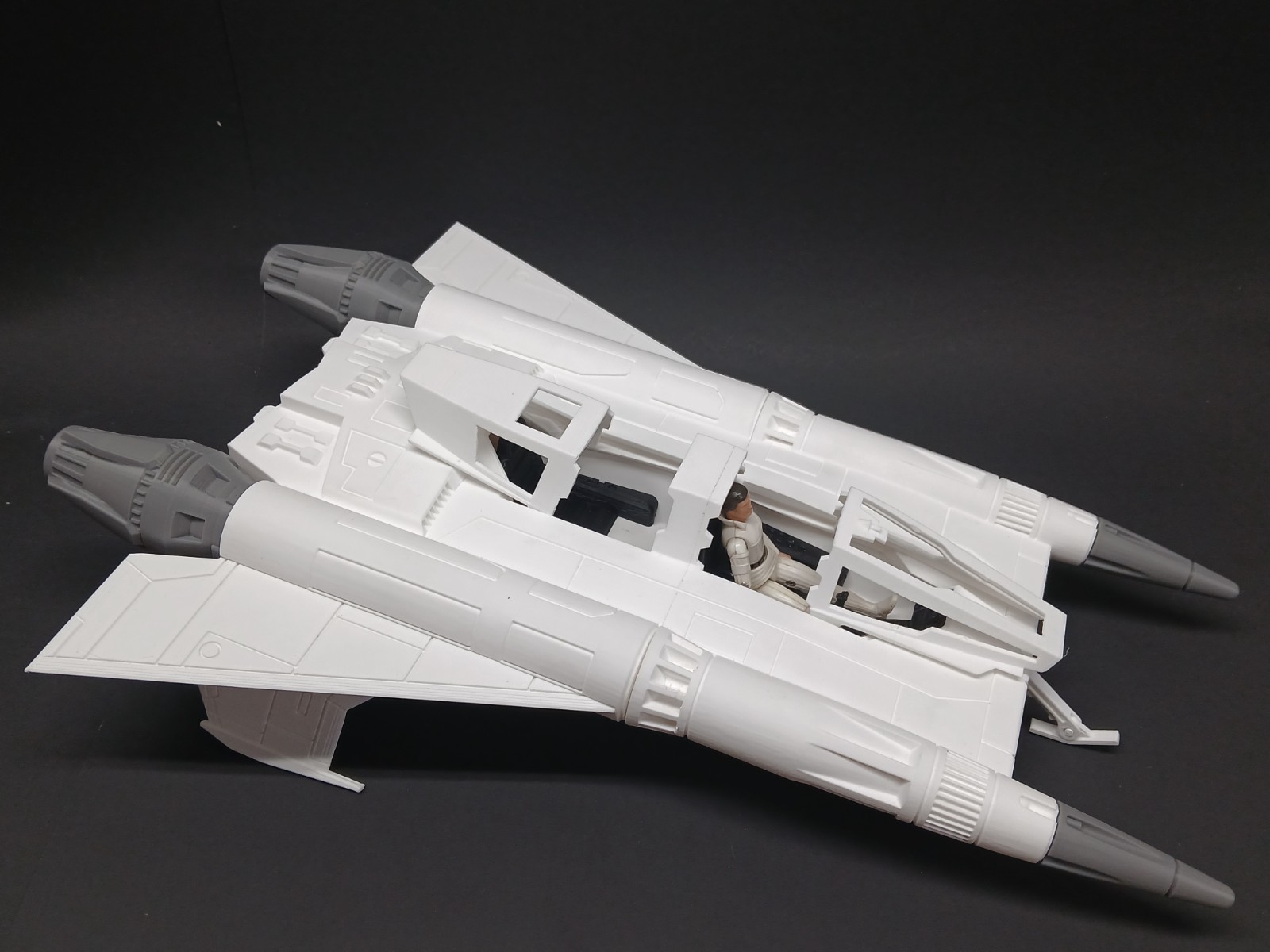 BUCK ROGERS 3.75 ” MEGO FIGURE SCALE STARFIGHTER THUNDERFIGHTER STAR FIGHTER