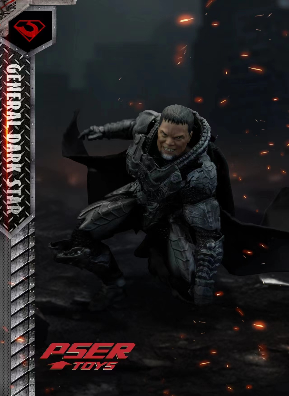 Psertoys 1/12 General Zod Kryptonians Michael Shannon Action Figure