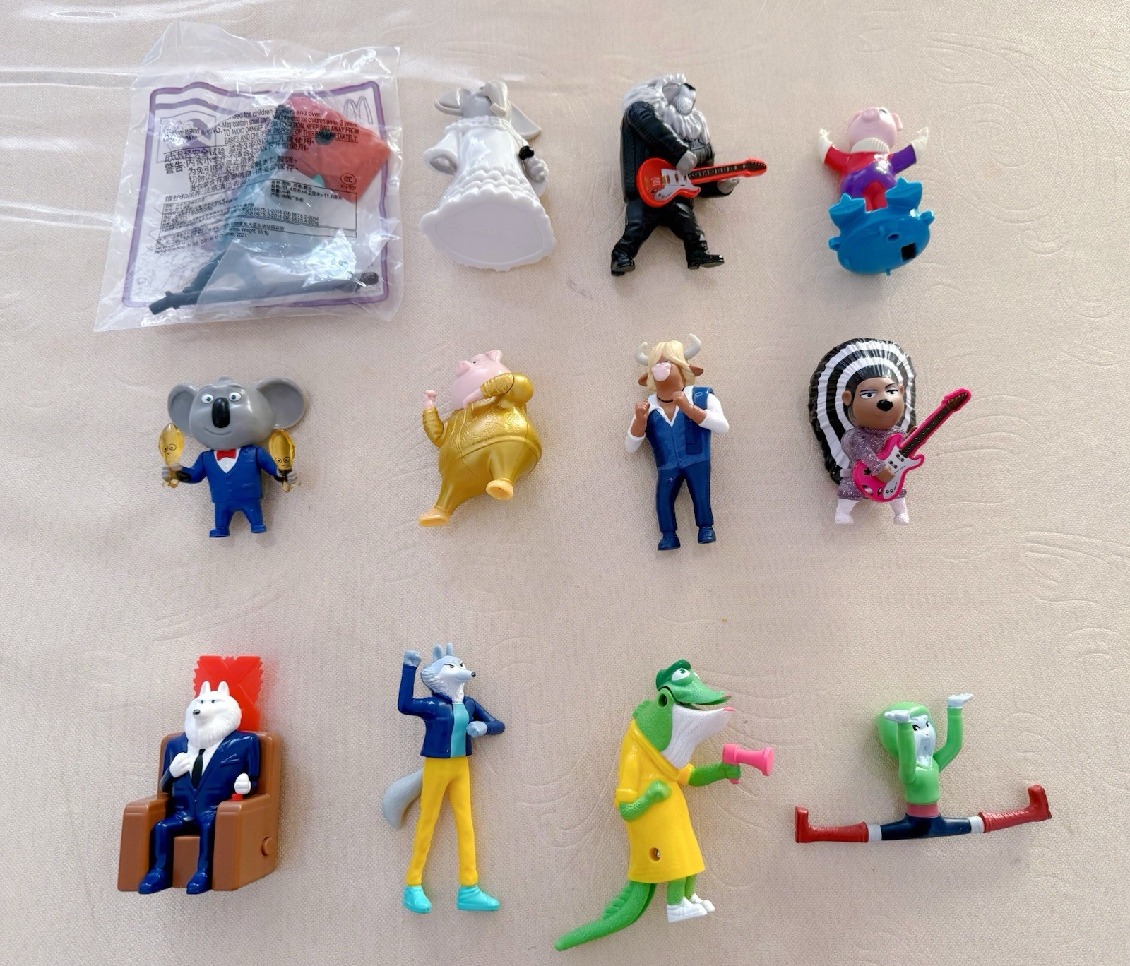 McDonalds 2021 Happy Meal Toys Sing 2 Complete Full Set Of 12 – Refer Photo