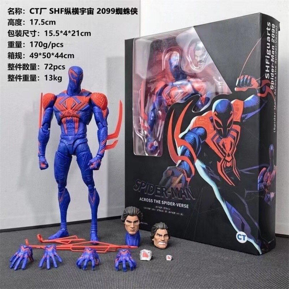 CT Toys Spider-Man 2099 Across The Spider-Verse 6in Action Figure Boxed US STOCK