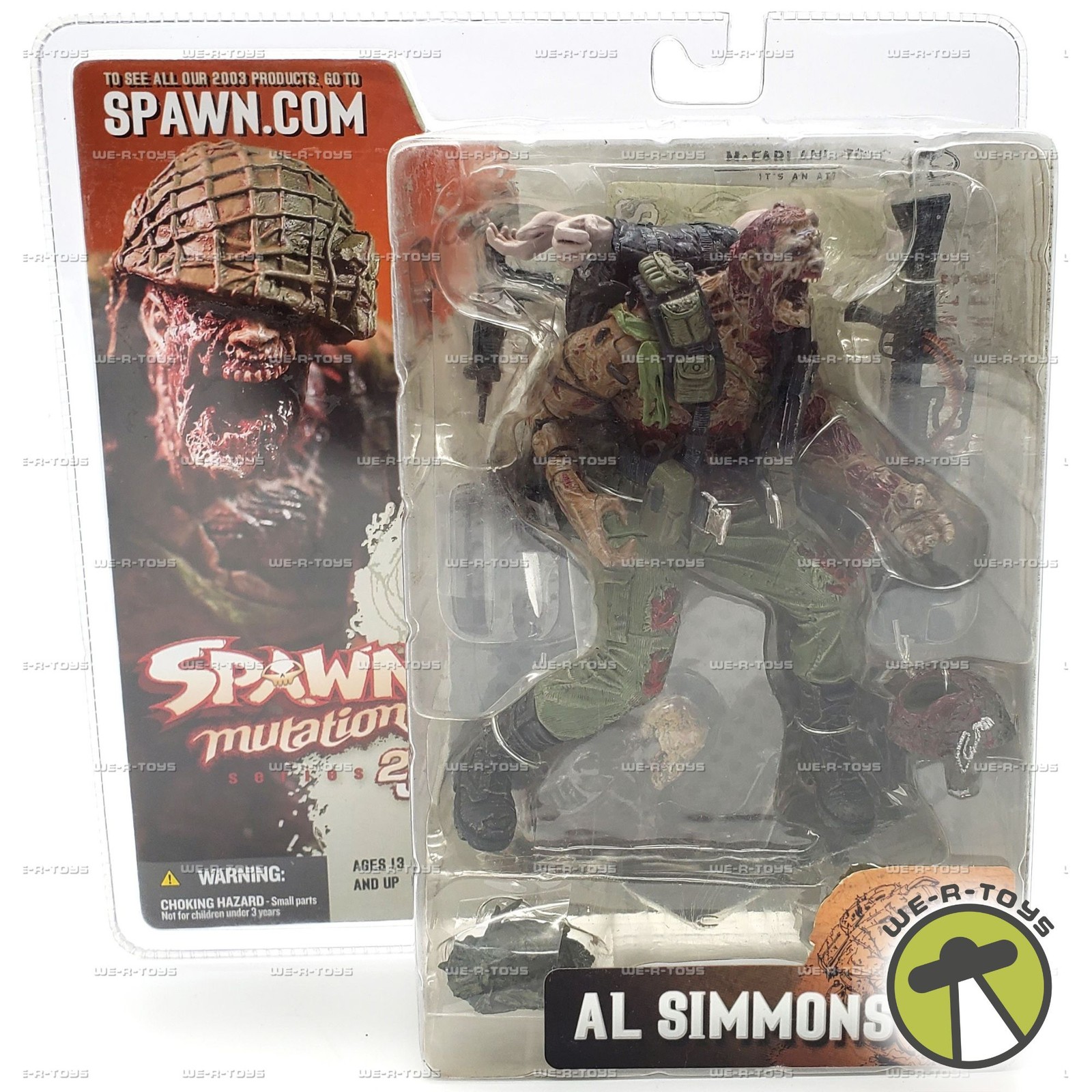 Al Simmons Action Figure Spawn Mutations Series 23 McFarlane Toys 2003