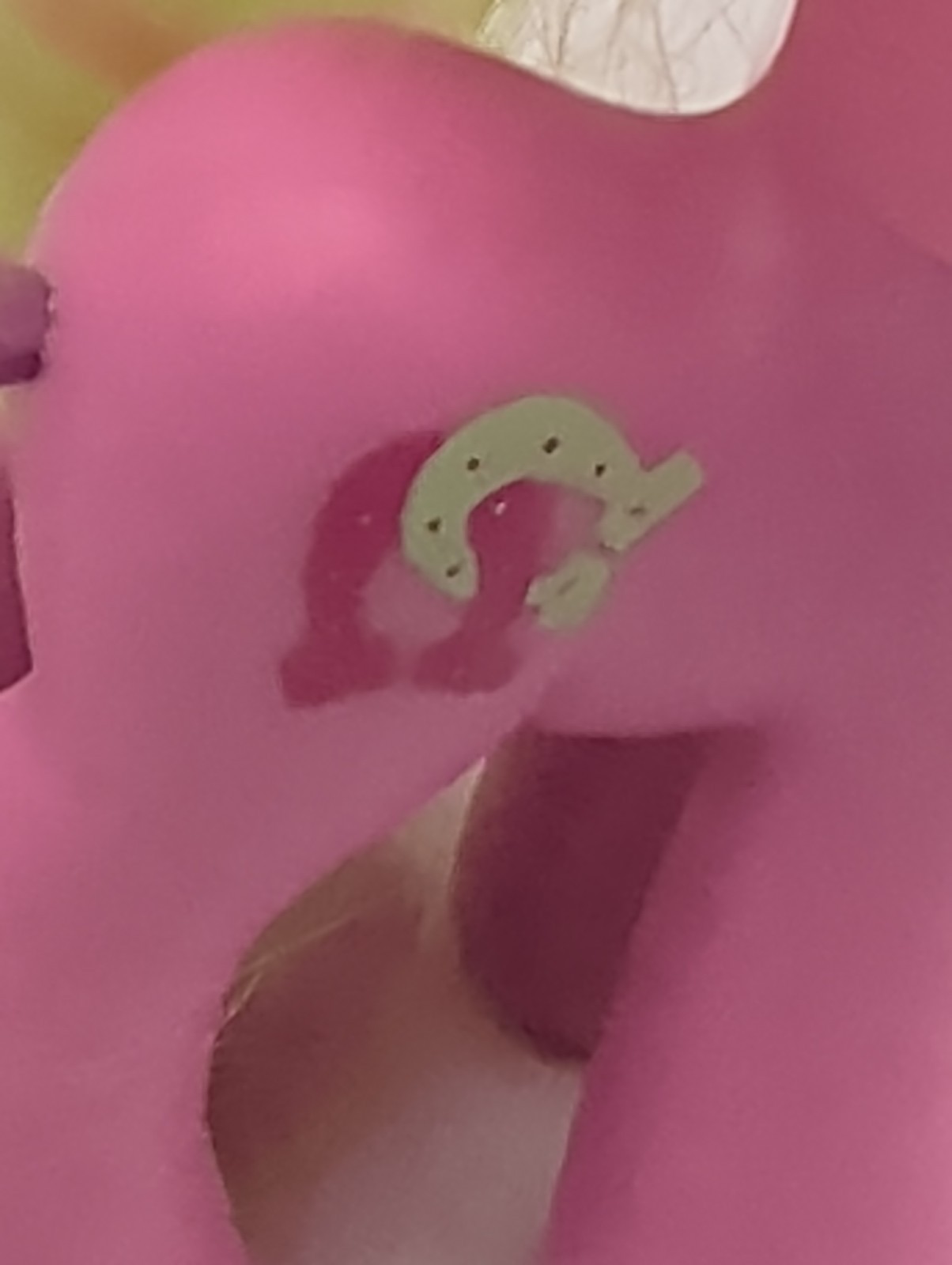 My Little Pony G4 LULU LUCK Brushable Hair Pink Green Horshoes Cutie Mark