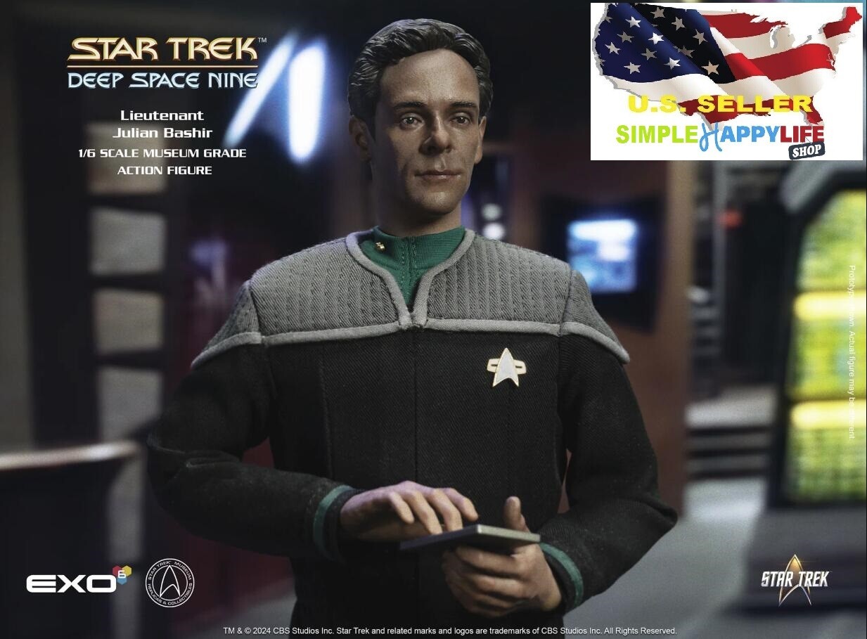EXO-6 1/6 Star Trek Julian Bashir DS9 Chief Medical Officer Lt 12″ FIGURE ❶USA❶