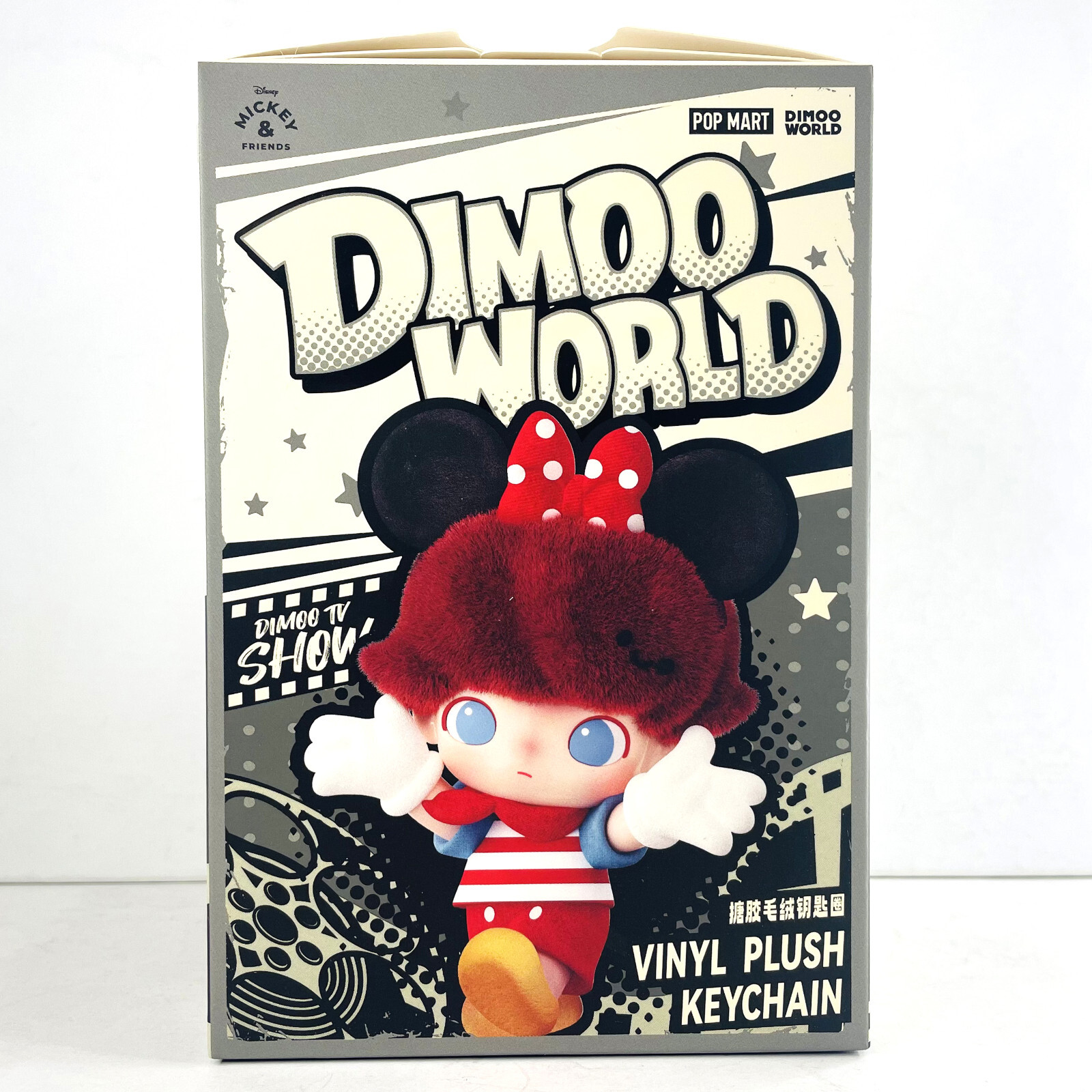 POP MART Dimoo World x Disney Series Blind Box Vinyl Plush Keychain Toys Dolls