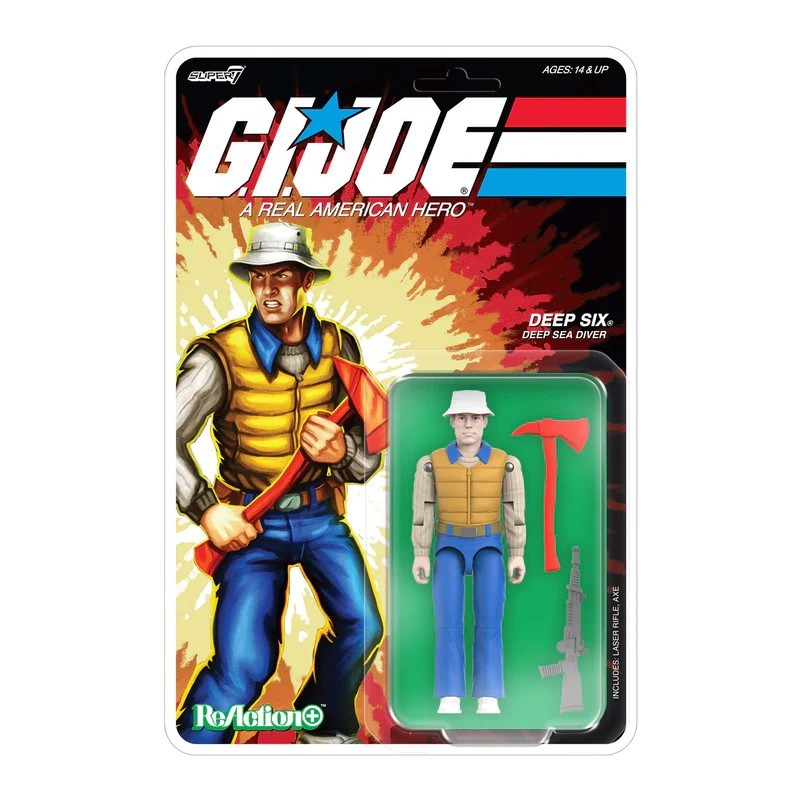 G.I. Joe Deep Six Super7 Reaction Action Figure