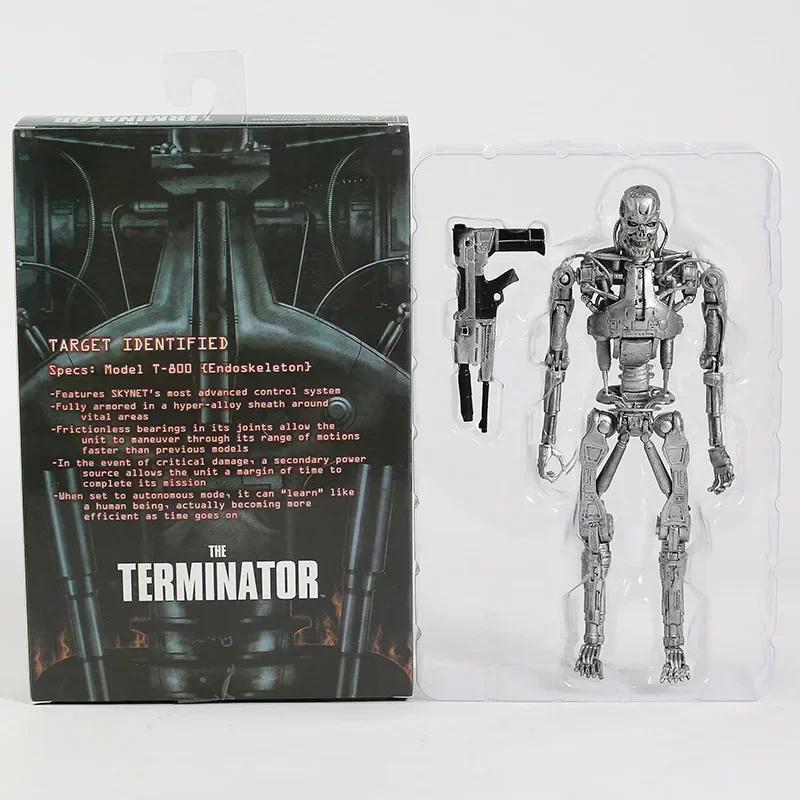 New 7″ Terminator 2 Judgment Day T-800 Endoskeleton Arnold Pvc Action Figure