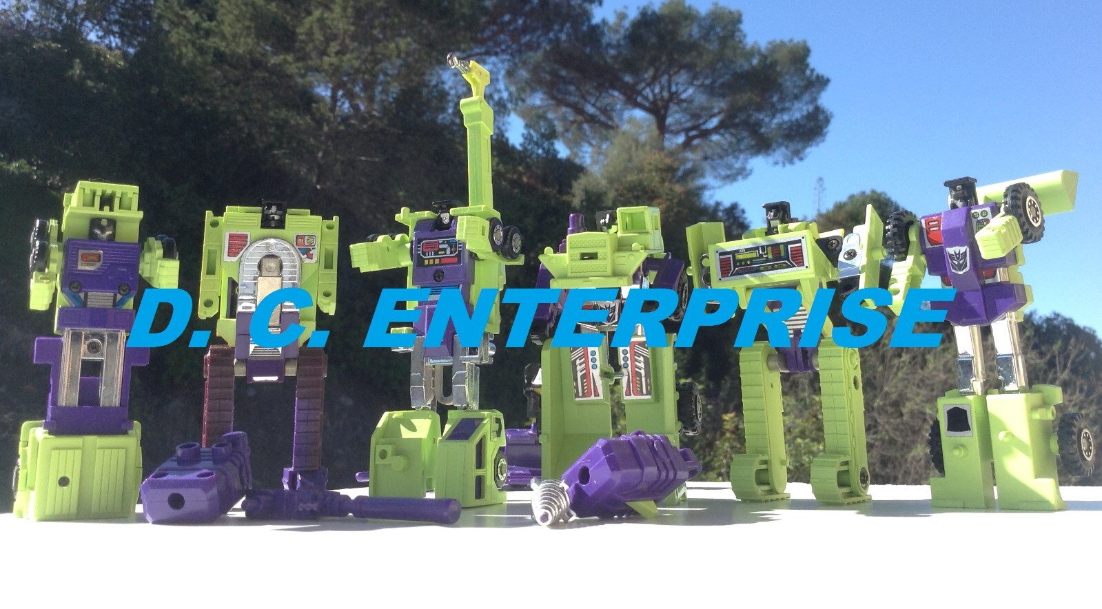 HASBRO TRANSFORMERS G1 SERIES 2  DEVASTATOR INCOMPLETE CONSTRUCTICON & PART 1985