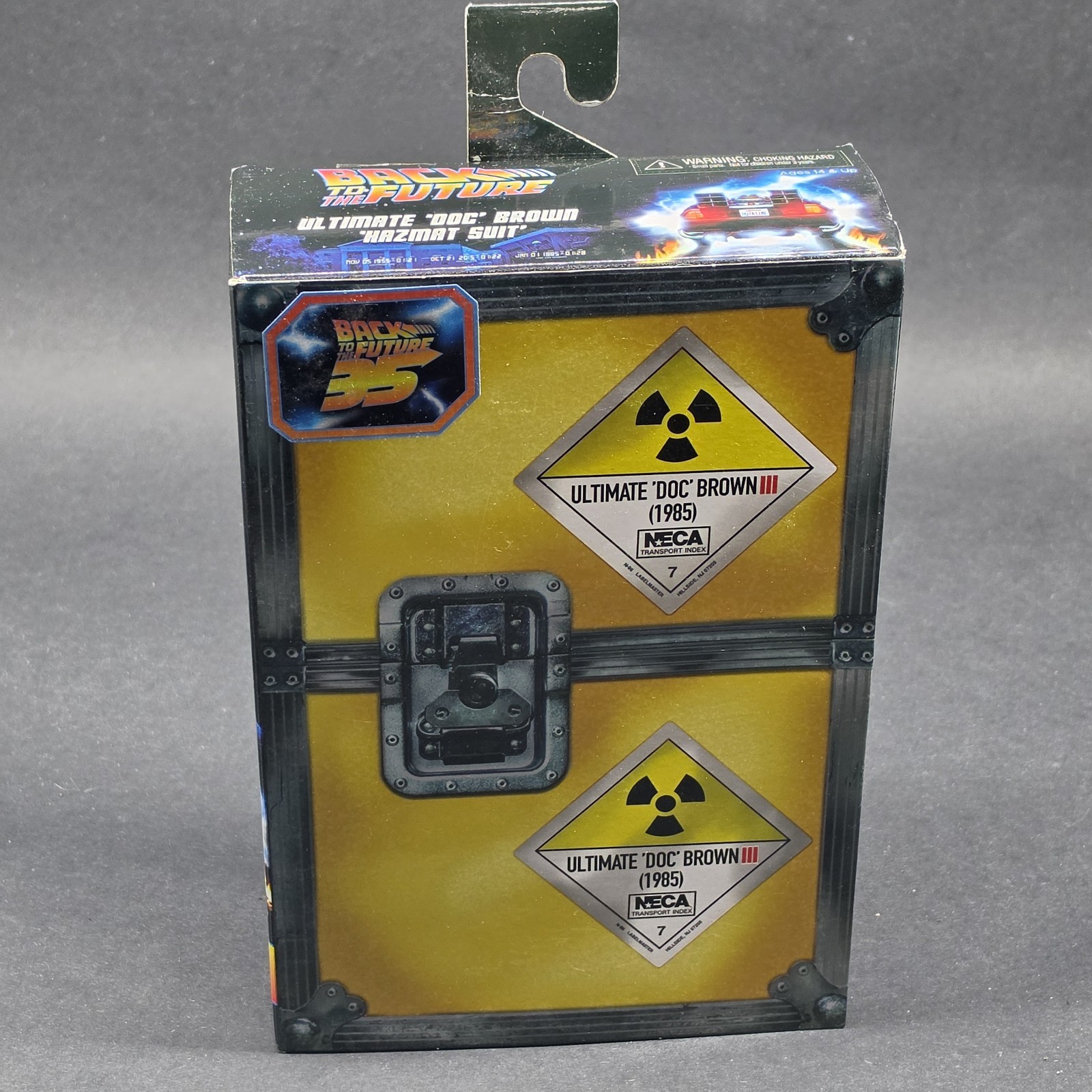 NECA Back To The Future Ultimate Doc Brown III (1985) Hazmat Suit Action Figure