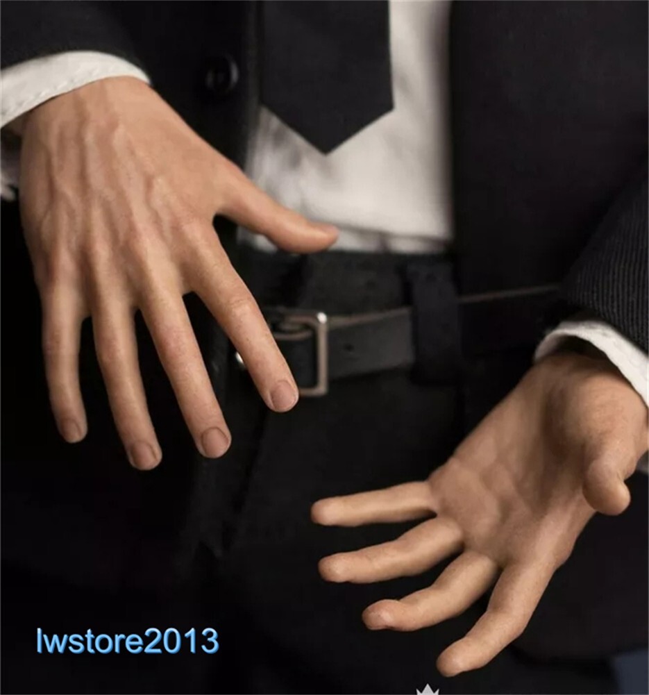 US 7 Pairs 1/6 Hands Shape Model For 12″ Male Worldbox Action Figure Body Toys
