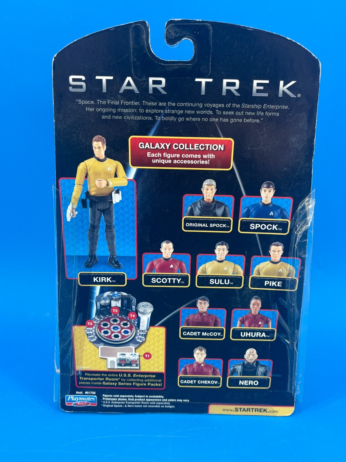 2009 Star Trek Galaxy Collection LOT 7 Figures Playmates Kirk Spock MOC