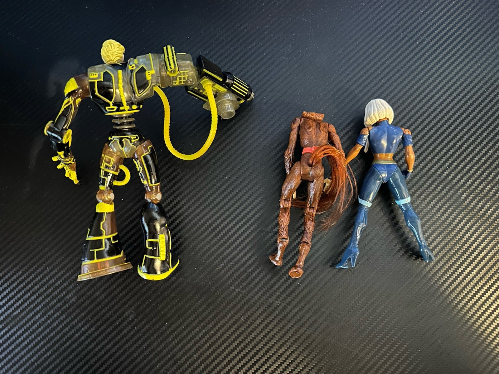 Lot Of 3 1998 Marvel Toy Biz X Men The New Mutants Warlock Storm And Wolfsbane