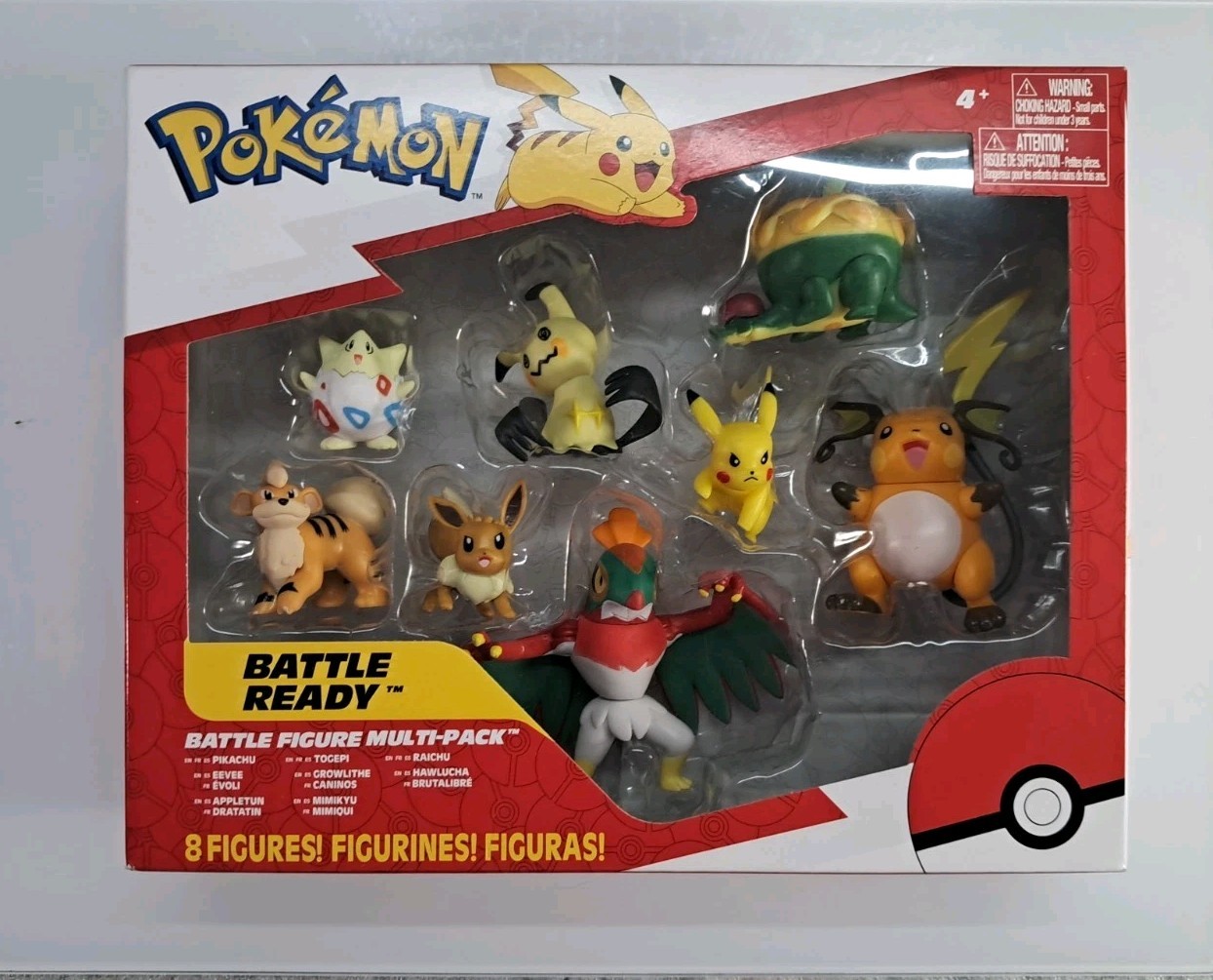 Pokémon Battle Ready Figure multi pack. 8 Figures – Brand new sealed box