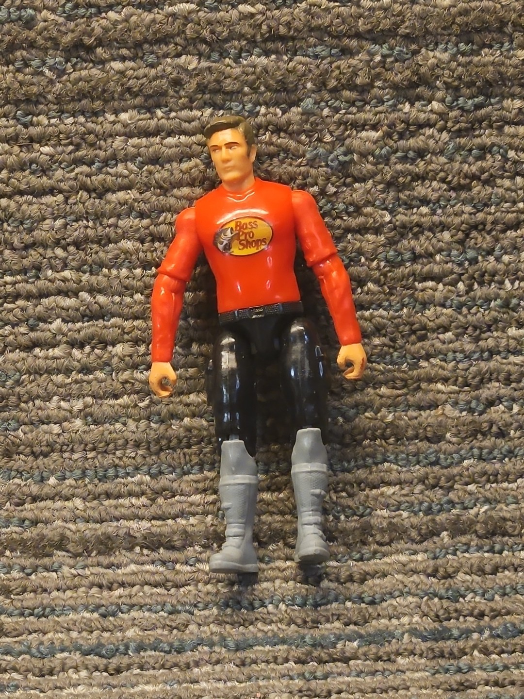 Bass Pro Shop Action Figure Red Shirt