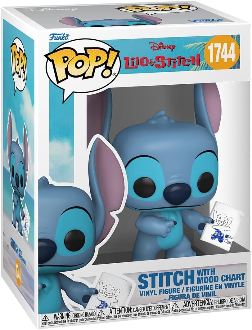 Funko POP! Disney Lilo & Stitch Stitch with Mood Chart #1744