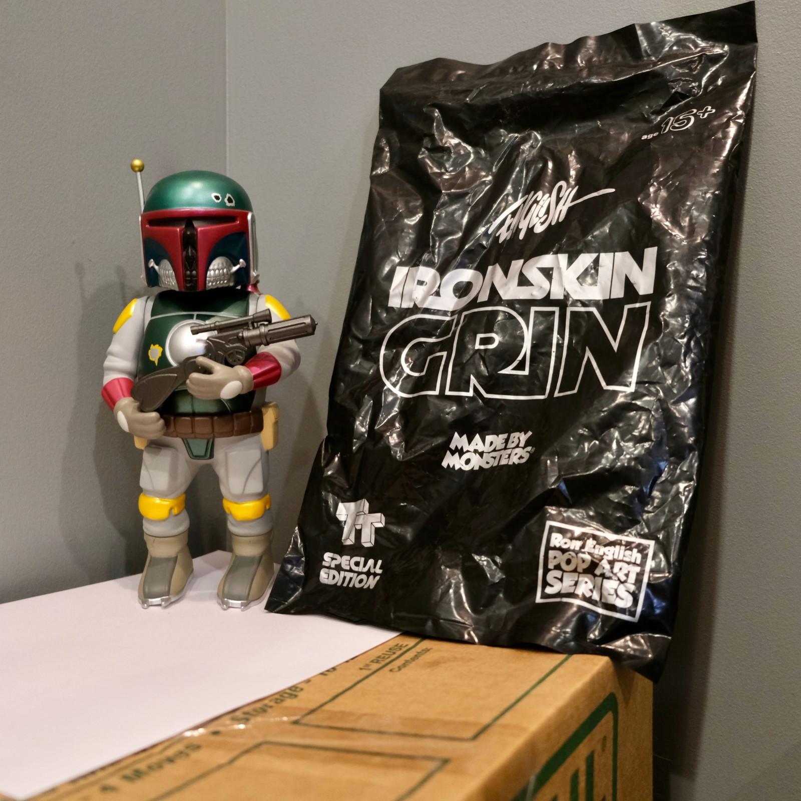 Ron English Ironskin Grin Vinyl Figure – Made by Monsters – Limited Edition #440