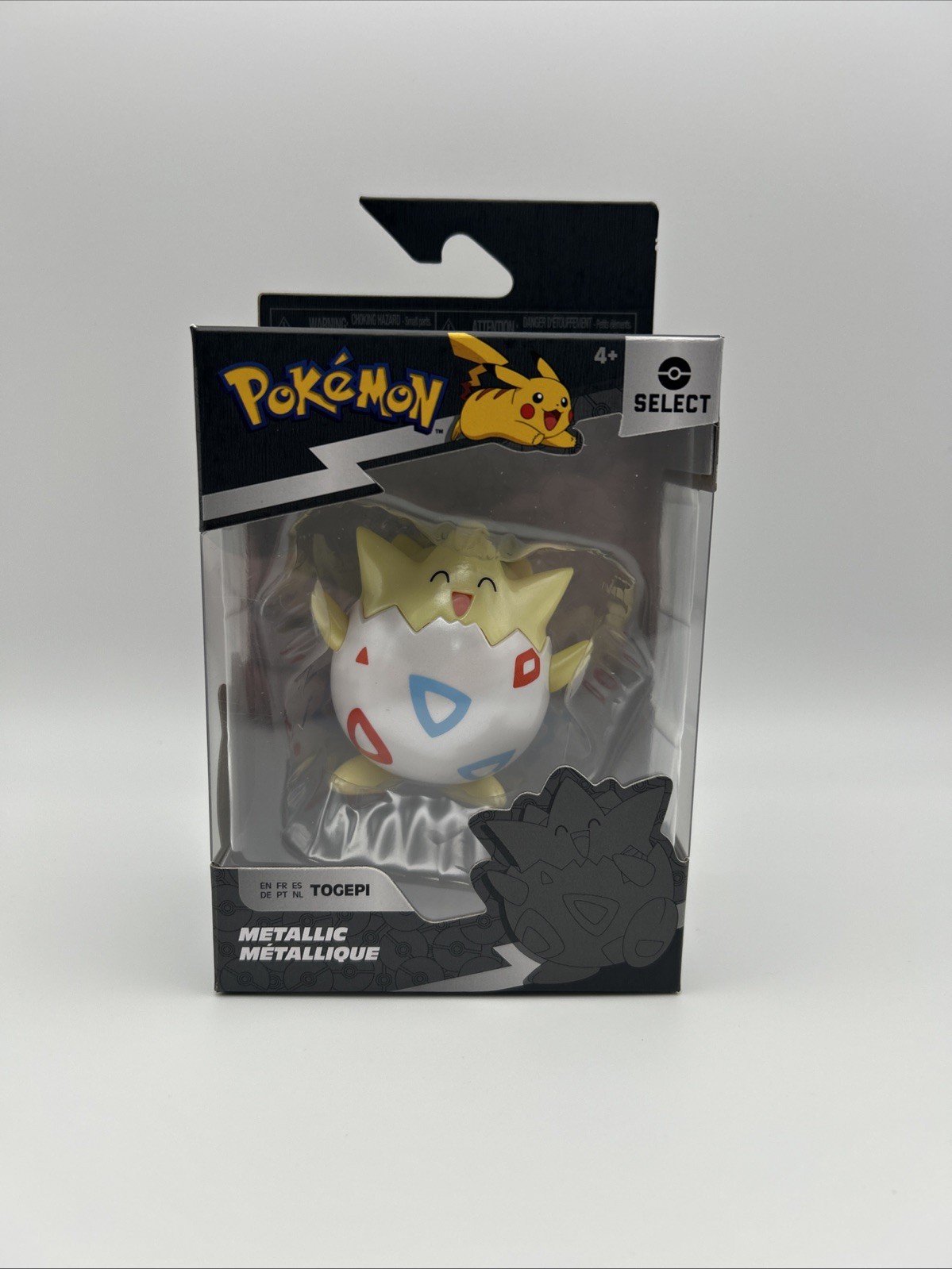 Unopened Pokemon Select Togepi Metallic Figure 3″ Series 3 Pokémon Jazwares New
