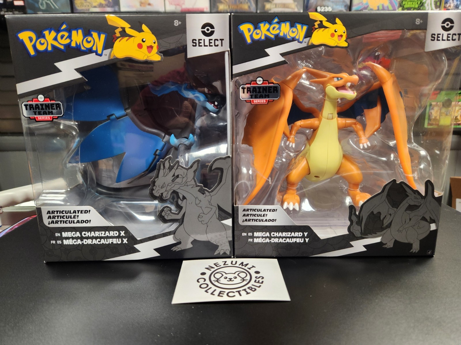 Pokémon Select 6″ Articulated Mega Charizard X & Y Figure
