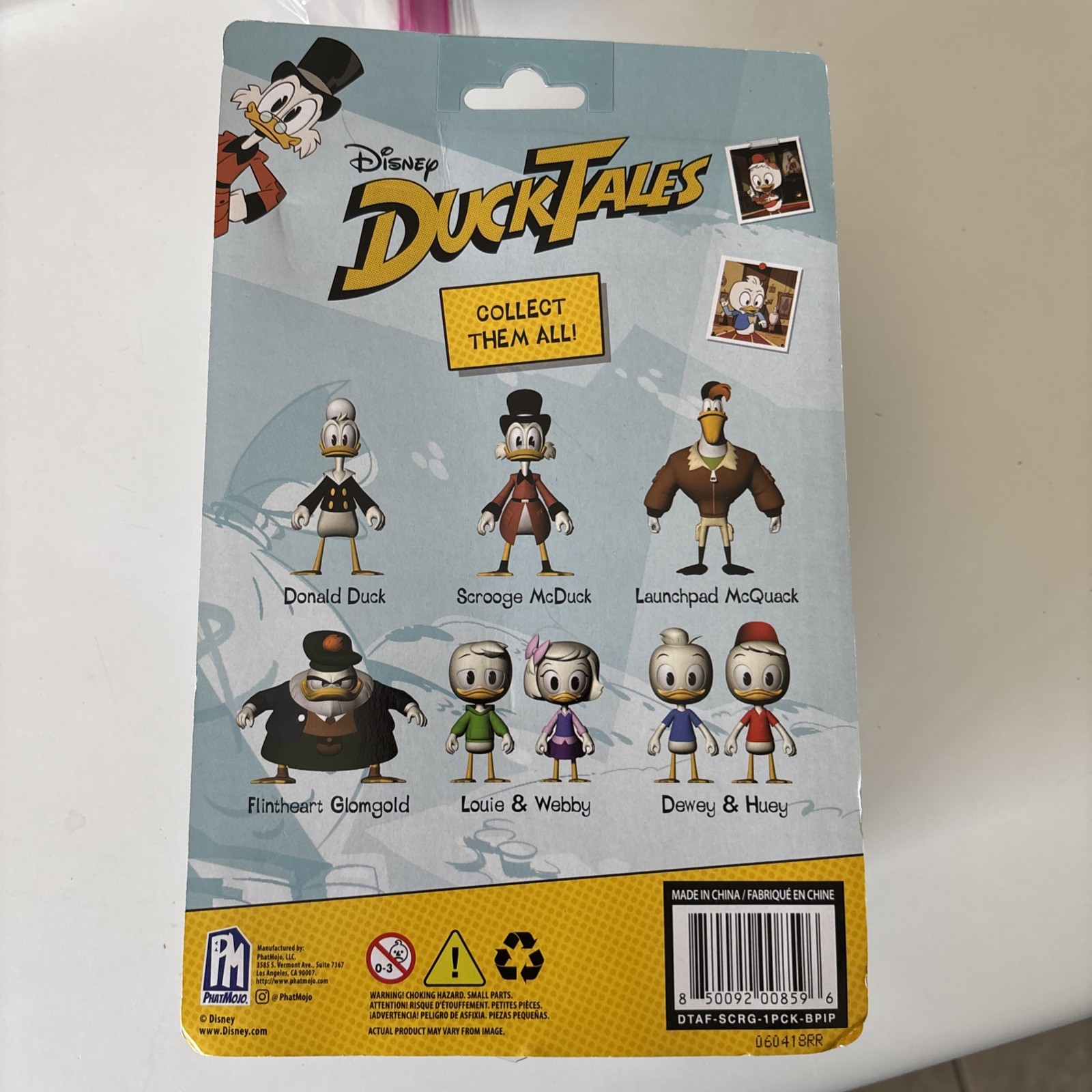 Exclusive Disney DuckTales Scrooge McDuck Action Figure RARE Phatmojo NIB New