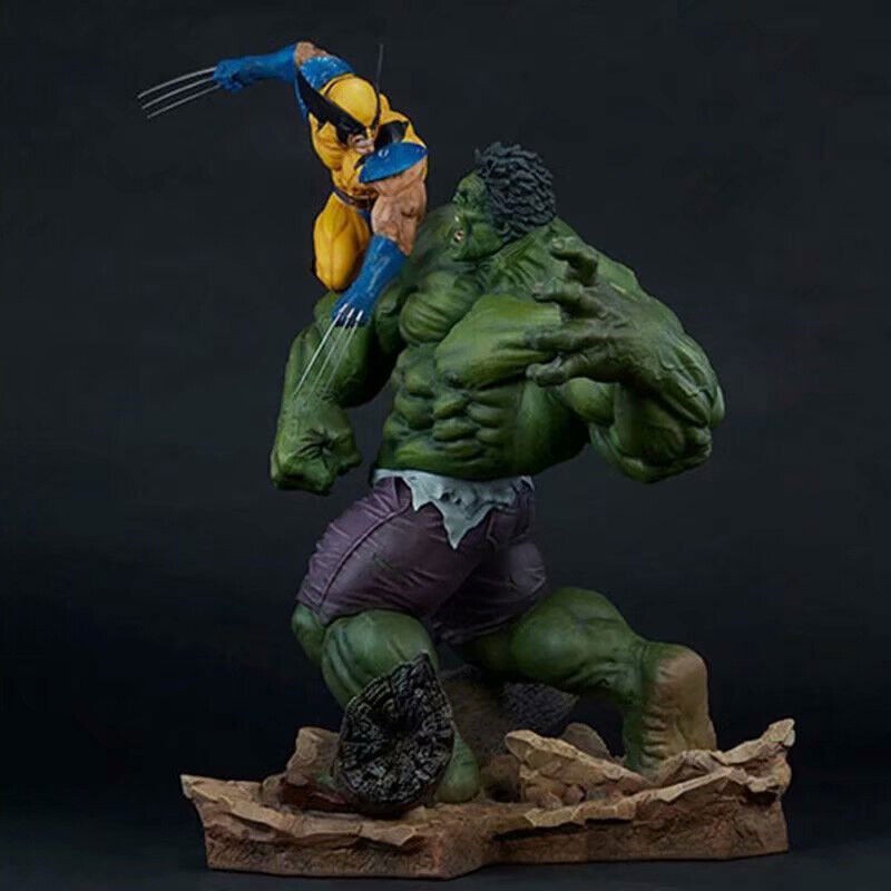 Wolverine Vs Hulk Action Figure Statue Collection Model Toys Boxed brand new