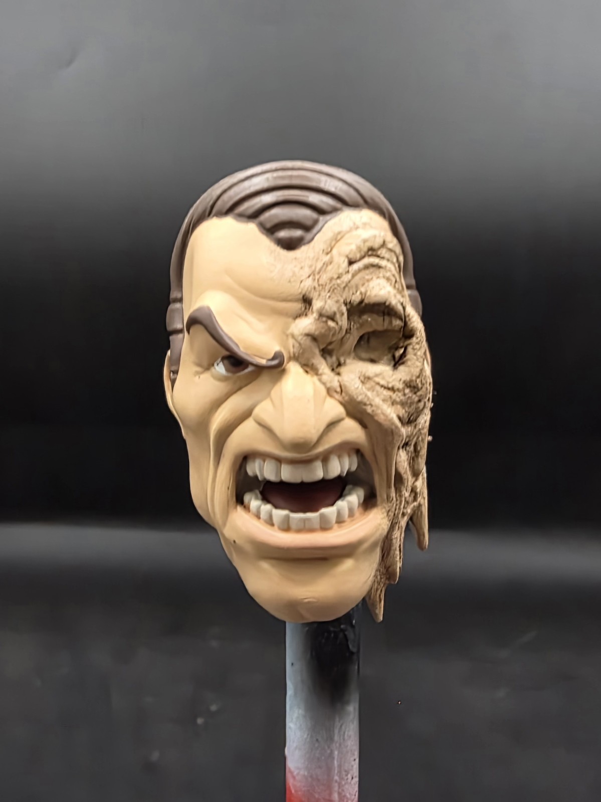 Hot Toys Custom Sandman Bullet Hole Head 1/6 Scale Painted