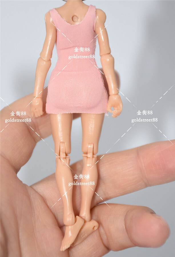 1:18 Vest Dress Bodysuit Stockings Clothes Model For 3.75″ Female Figure Body