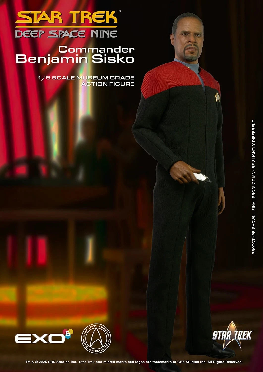 EXO-6 Star Trek: Deep Space Nine Commander Benjamin Sisko 1/6 Scale 12″ Figure