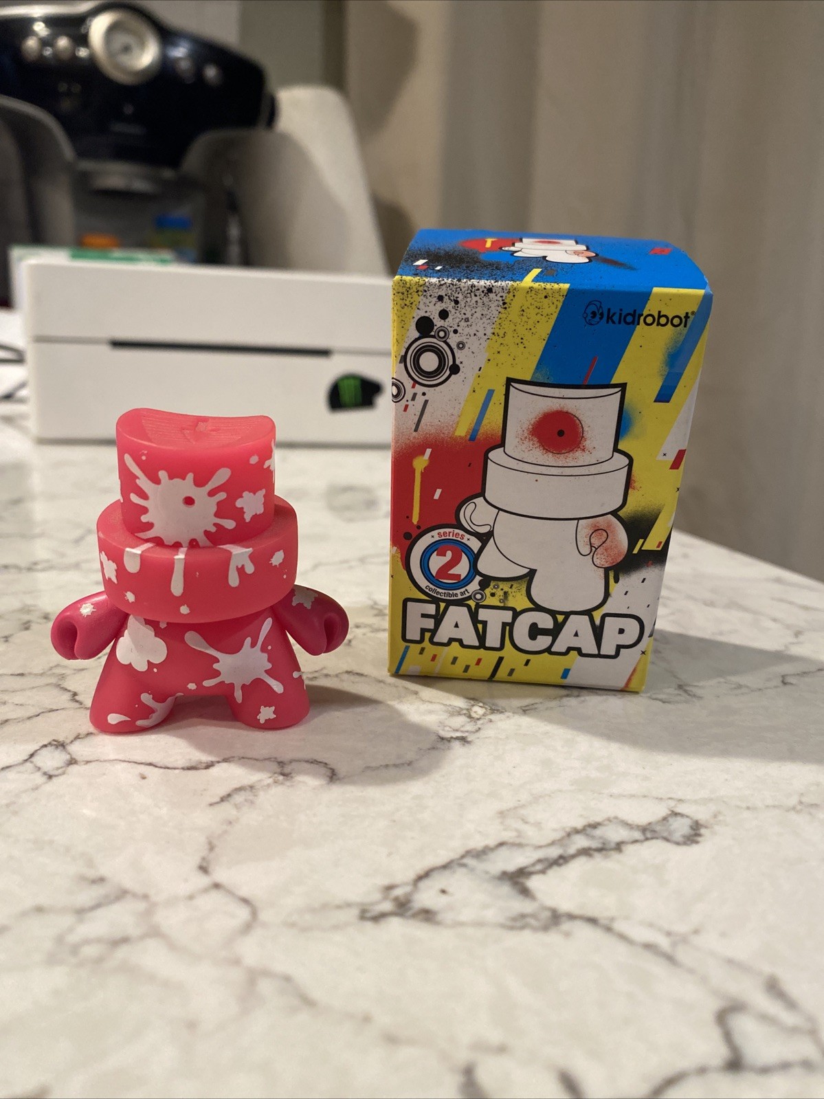 Tilt (Secret Chase) Fatcap – Series 2 (Hot Pink Splatter) Kidrobot