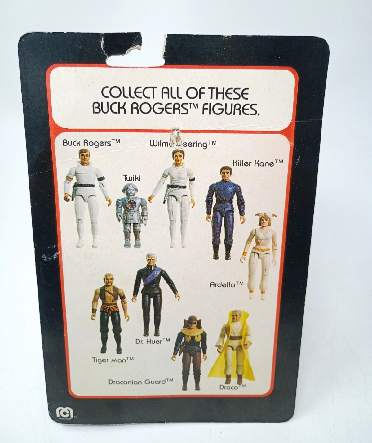 1979 Vintage MEGO Buck Rogers 25th Century DR. HUER Figure **DAMAGED PACKAGE**