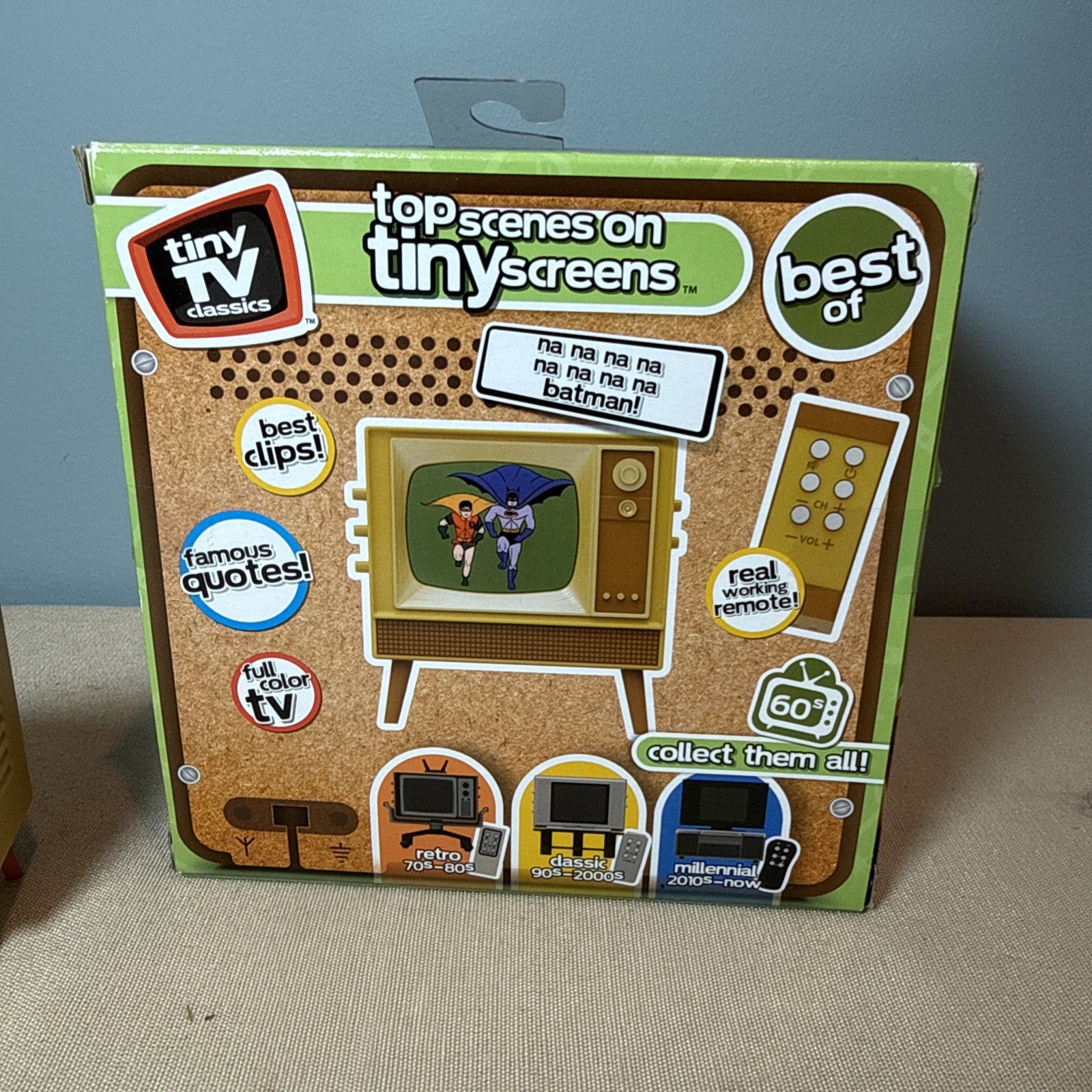 Tiny TV Classics Batman Edition Working Remote 1960s TV Show Collectible