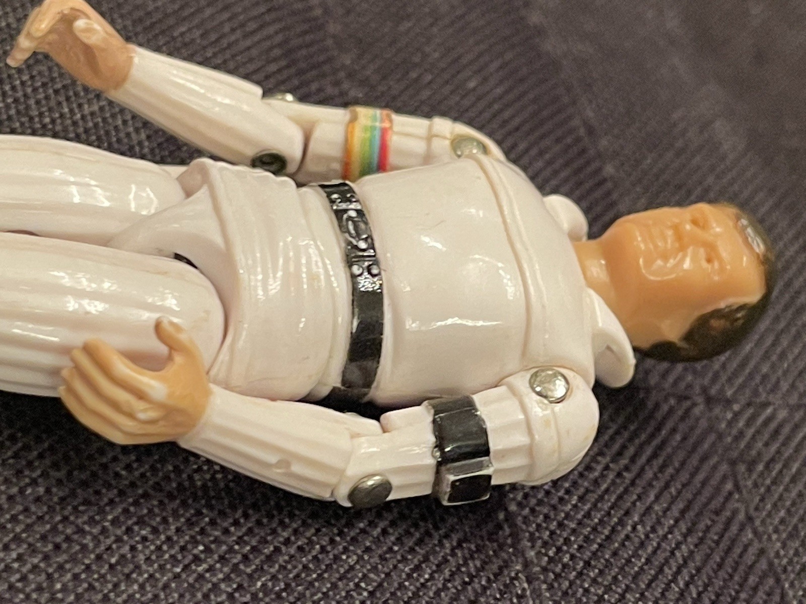 BUCK ROGERS Vintage 1978 Robert C Dille Mego Rainbow Label Thumb Intact * READ