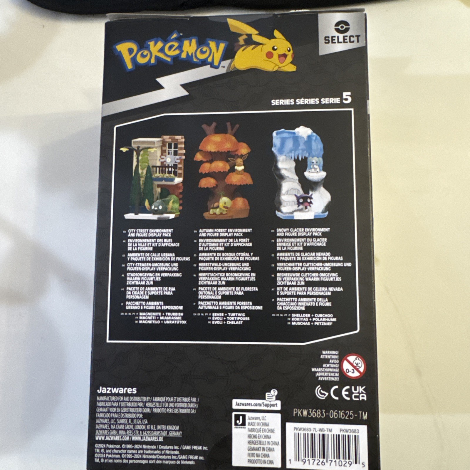 🔥NEW Pokemon Select Autumn Forest Environment Pack w/Eevee & Turtwig Series 5🔥