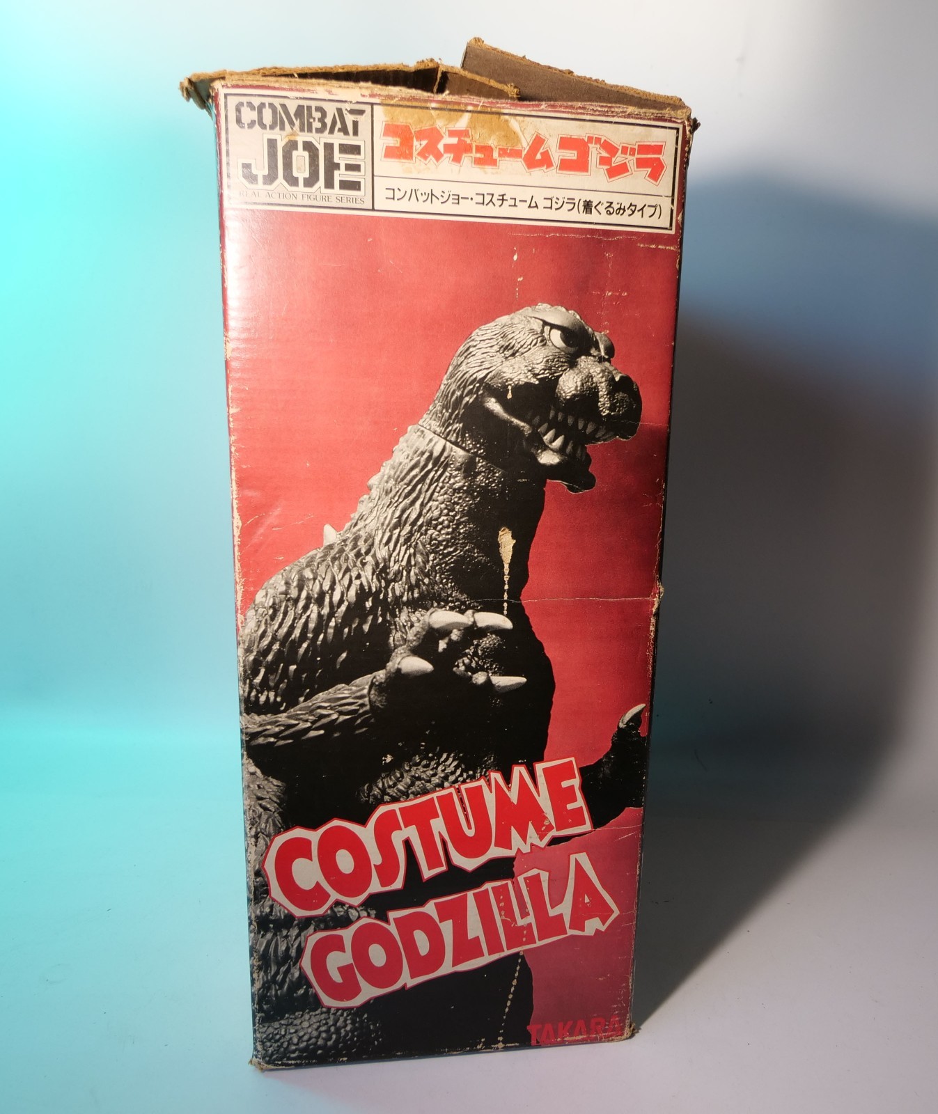 RARE Vintage Takara Combat Joe Godzilla Costume Standard Edition & Figure in Box