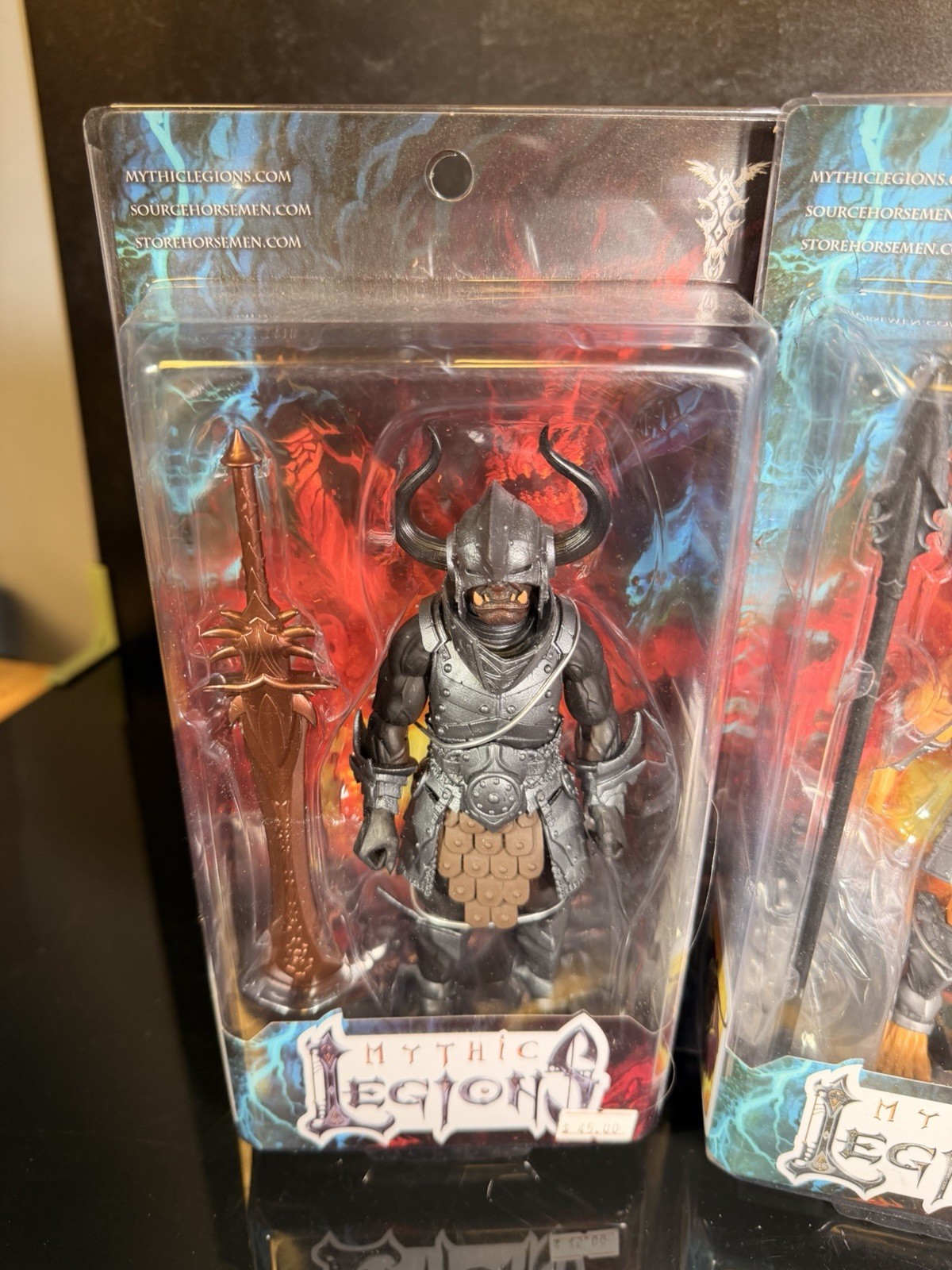 Four Horsemen Mythic Legions Action Figure Lot Gladiator, Grunt & Gorthokk