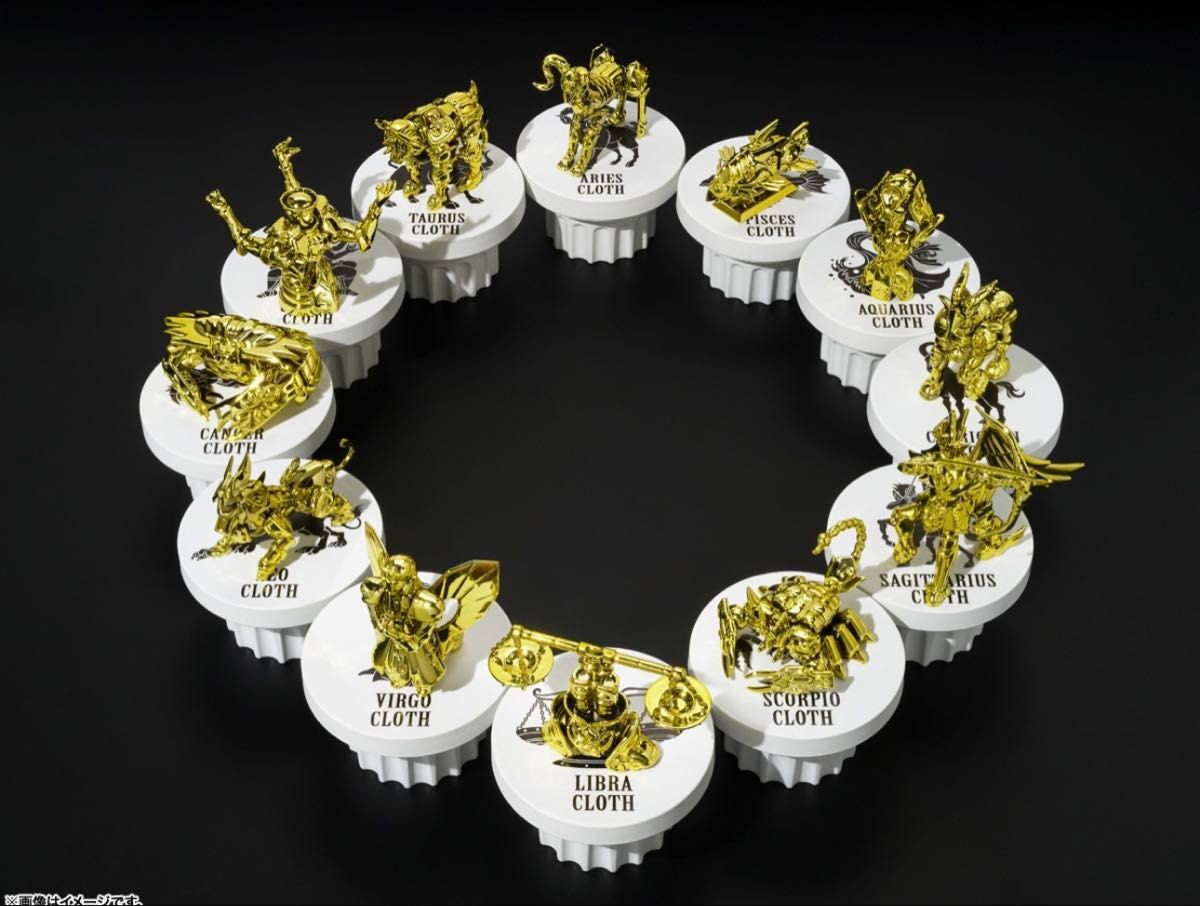Golden Cloth Object Full Set of 12 Saint Seiya Cloth Myth APPENDIX New and Unope