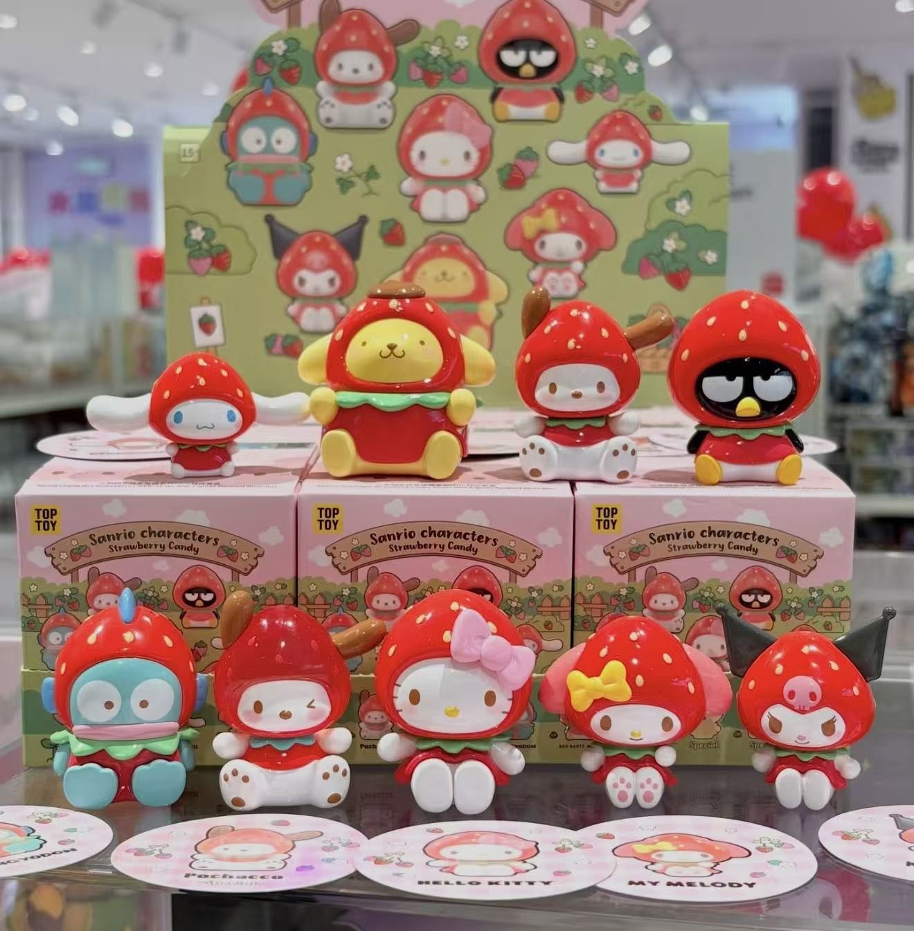 Toptoy Sanrio Characters Strawberry Candy Series Confirmed Blind Box Figurine