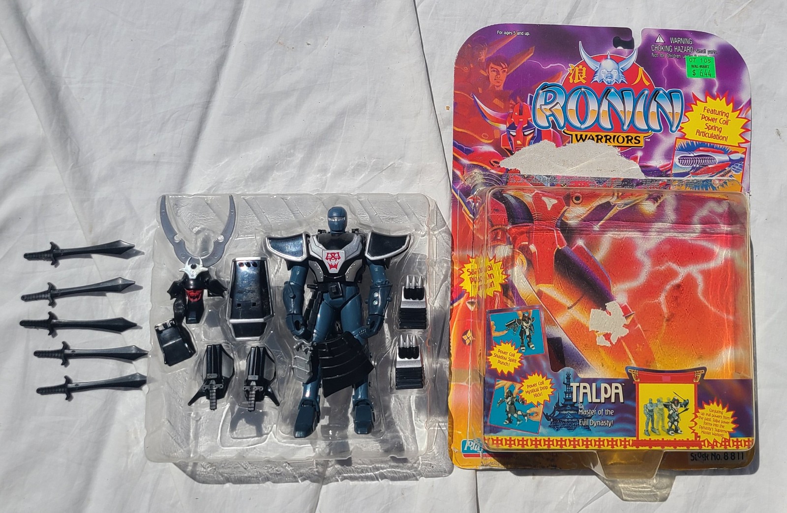 Ronin Warriors Talpa Action Figure Playmates Toys 1995 with Accessories Package