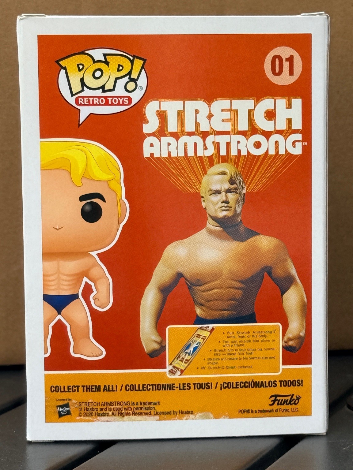 Funko Pop! Stretch Armstrong Retro Toys 01 Vinyl Figure Stretch-O-Graph