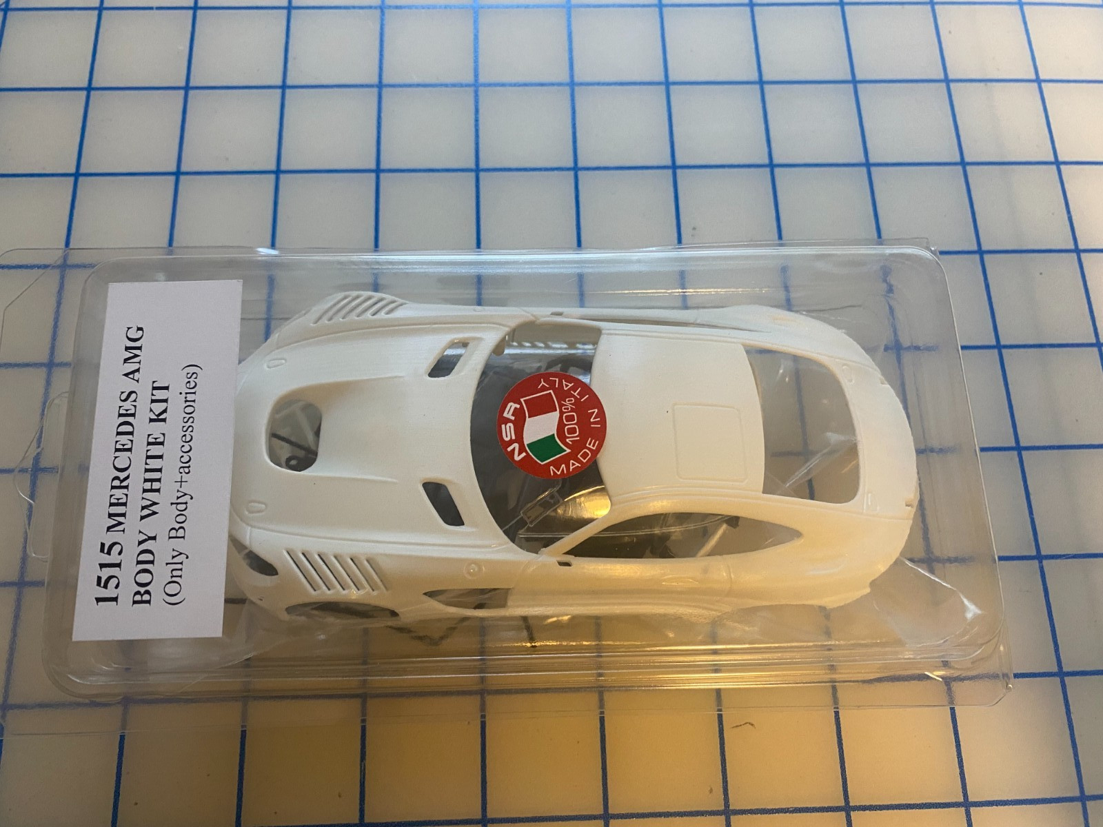 1/32 slot car 1515 Mercedes AMG body white kit