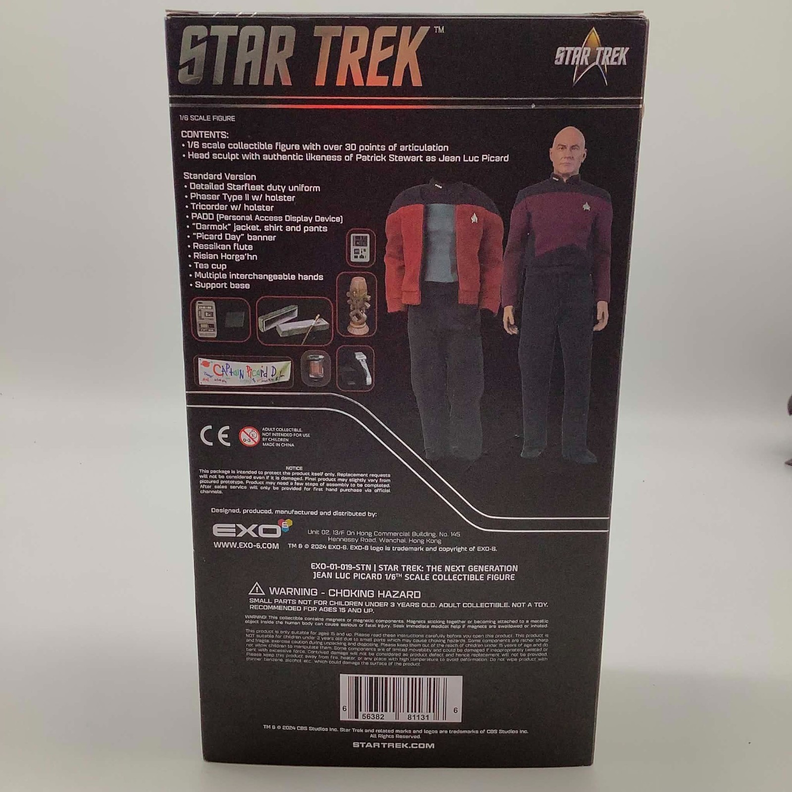 EXO-6 Star Trek Next Captain Jean-Luc Picard Standard 1/6 Figure