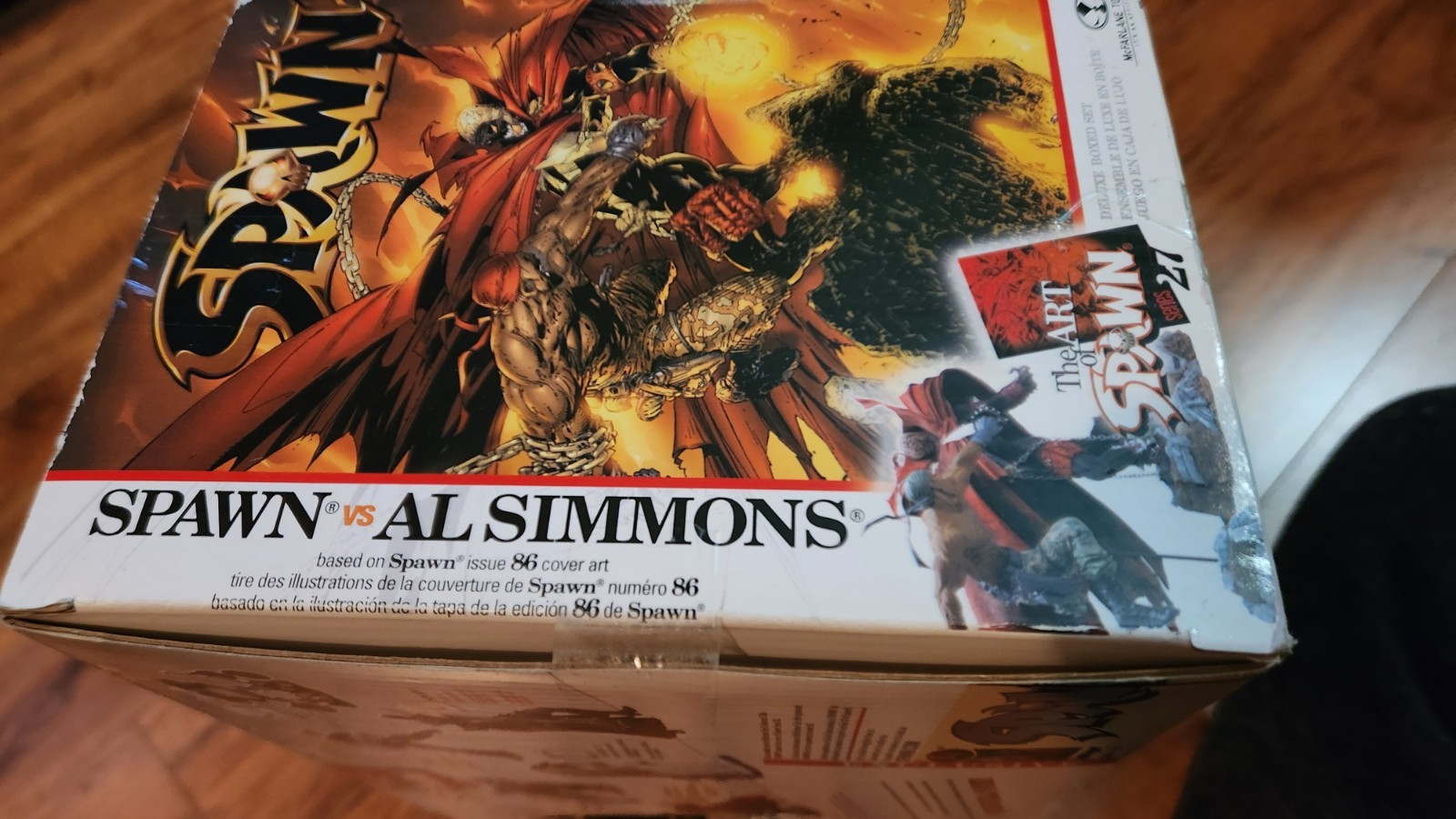 /7270 McFarlane Toys Art of Spawn Spawn vs Al Simmons Issues 8 & 119 Figure Lot