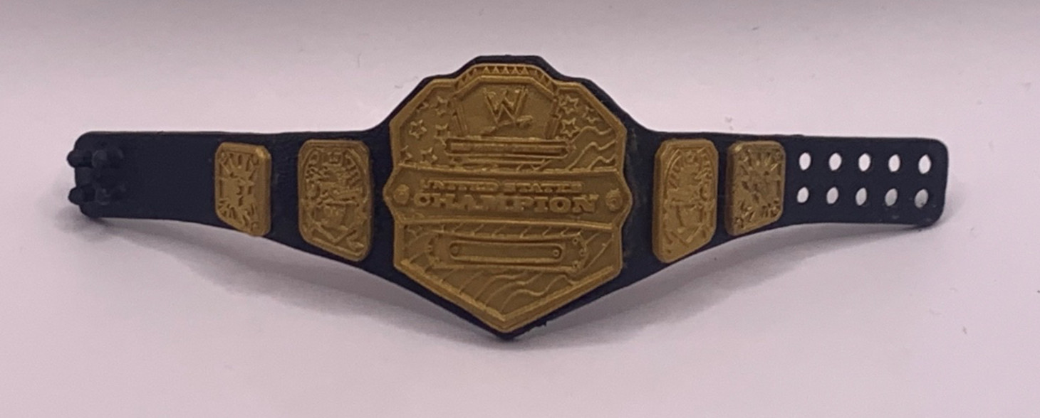 WWE United States Championship Belt Accessory Mattel Figure Prop 1/12 J5