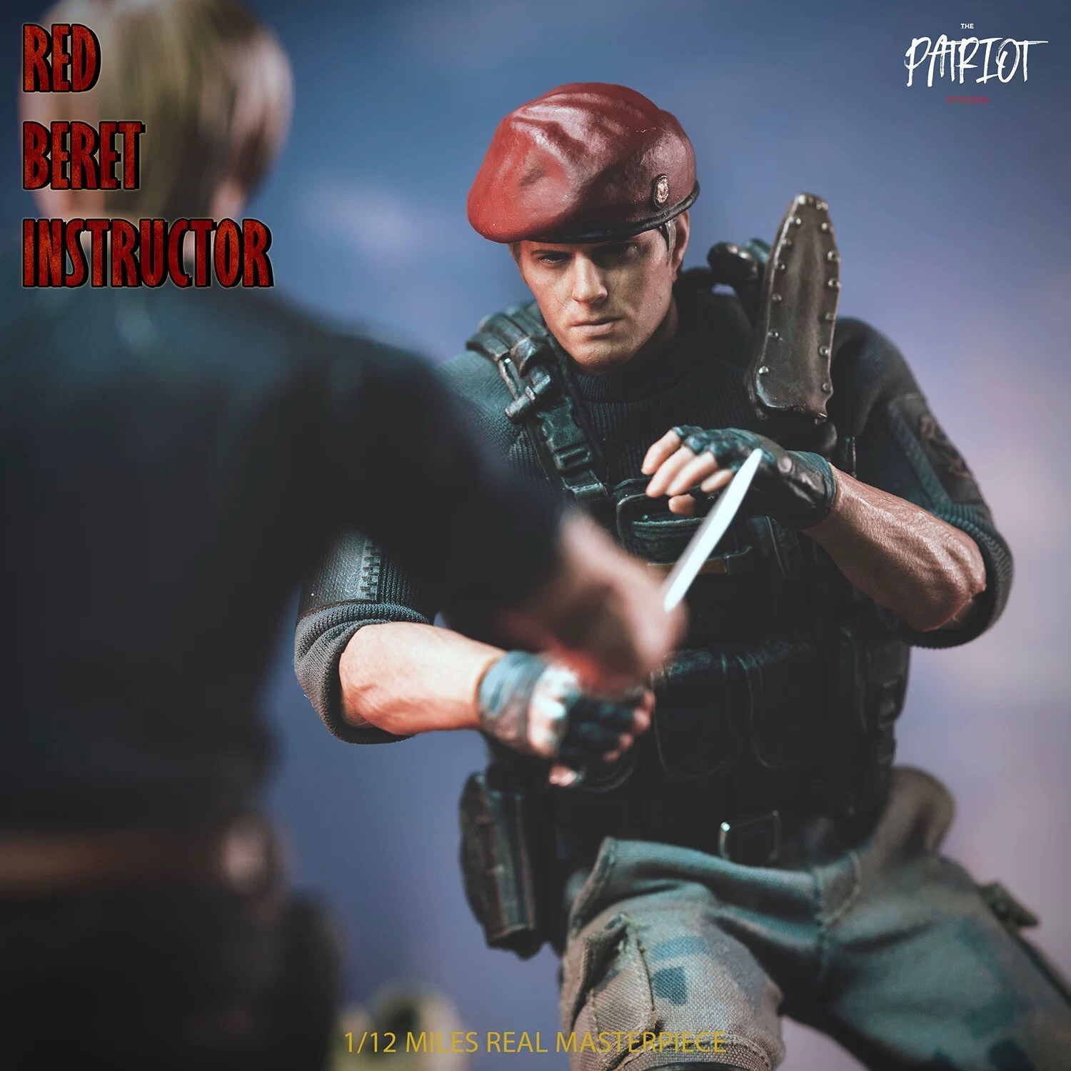 In Stock Patriot Studio 1/12 Resident Zombie Evil Crisis Jack Krauser 6″ Figure