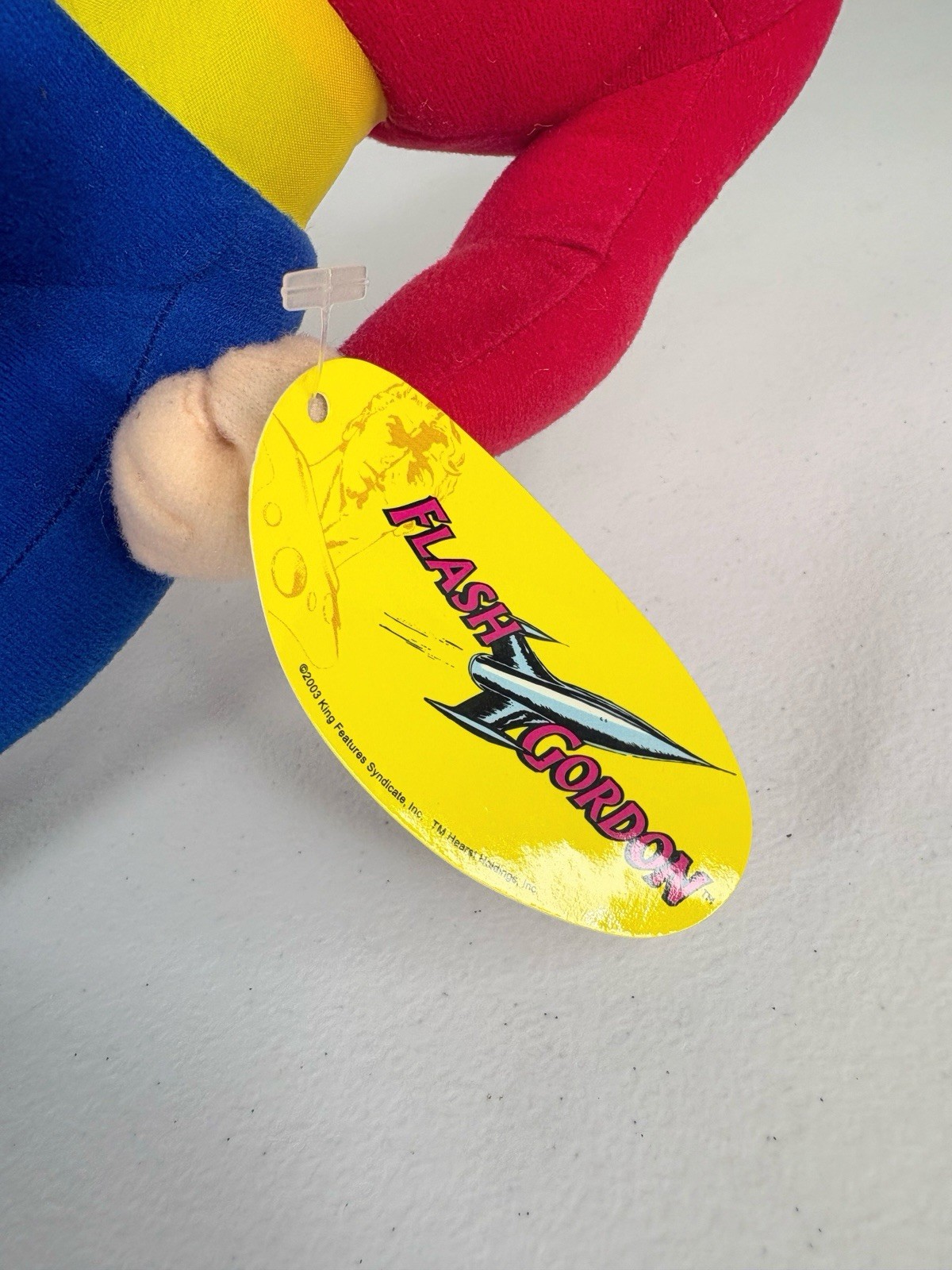 Flash Gordon Plush Toy Factory 2003 16” Science Fiction Hero DC Comics