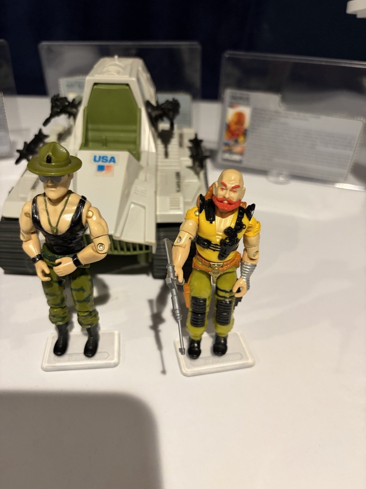gi joe sgt slaughter 1986 With Triple T Tank And Renegades