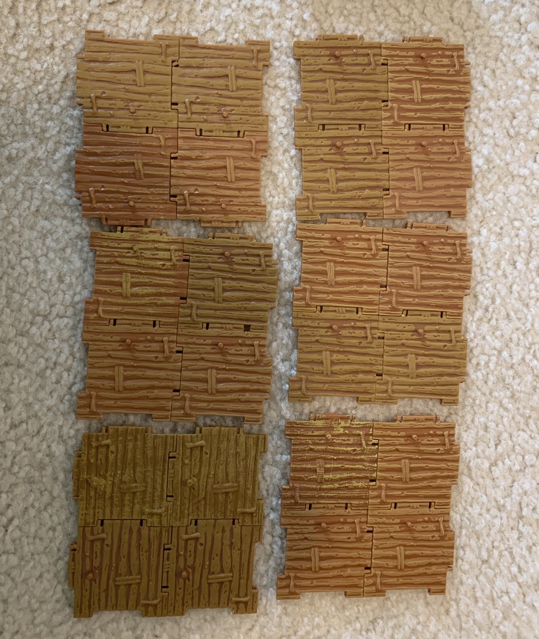 Fortnite Jazwares 4” Building Materials Lot- Doors, Windows, Spray Paint Walls
